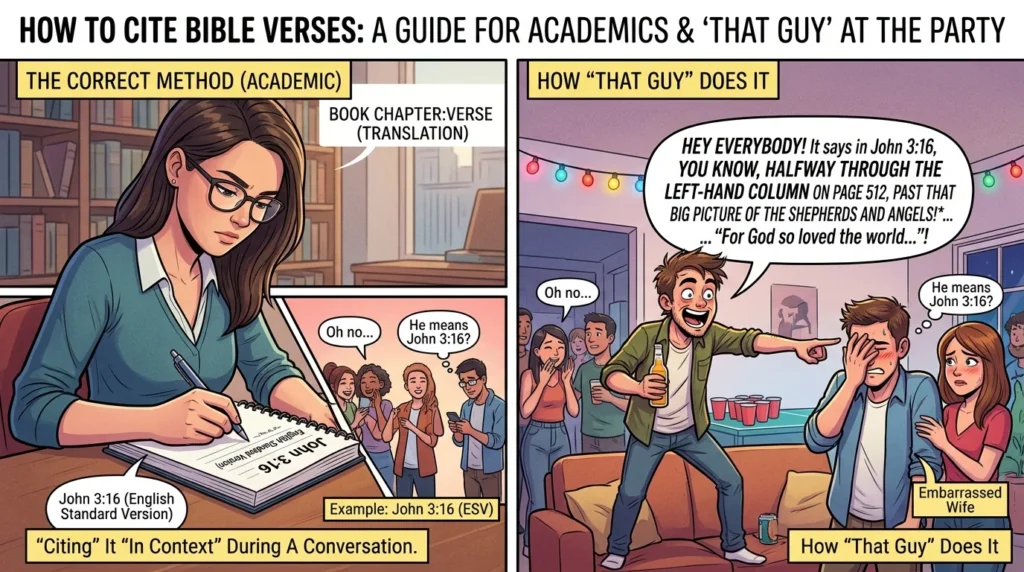 how to cite bible verses