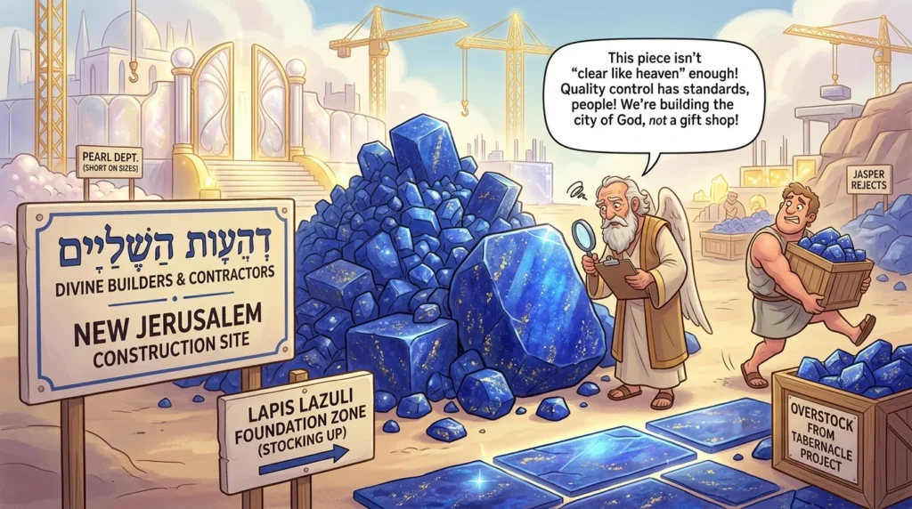 lapis lazuli in the bible
