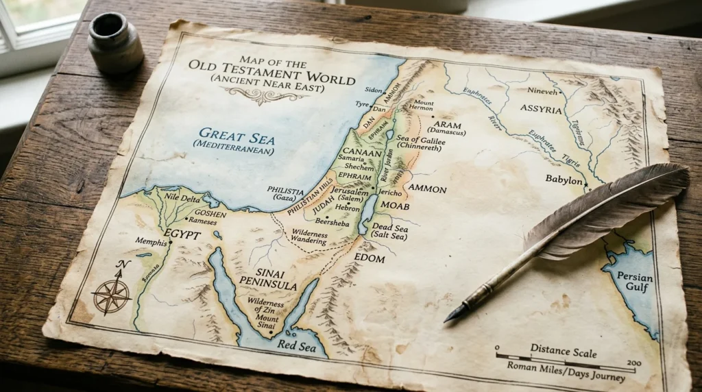 old testament bible map
