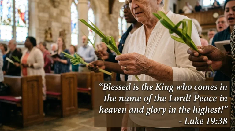 palm sunday bible verses luke