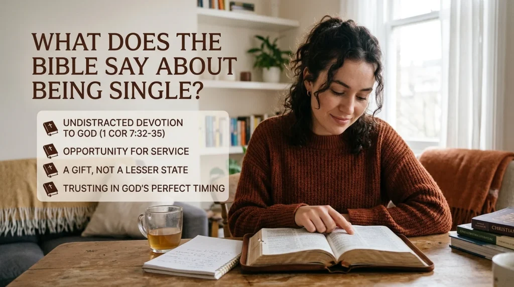 what does the bible say about being single