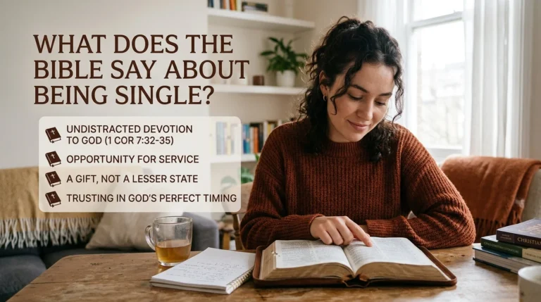 what does the bible say about being single
