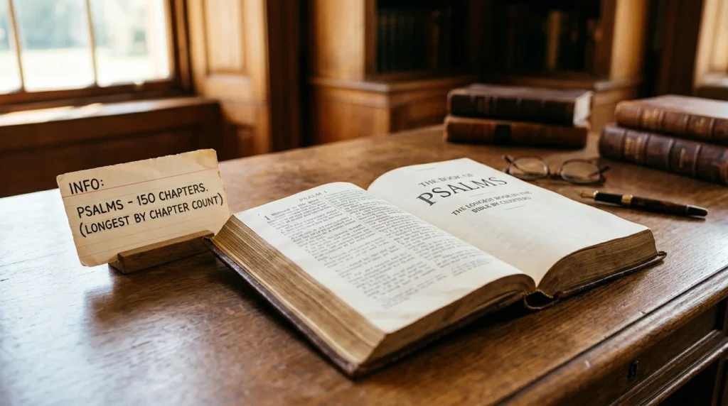 what is the longest book in the bible by chapters