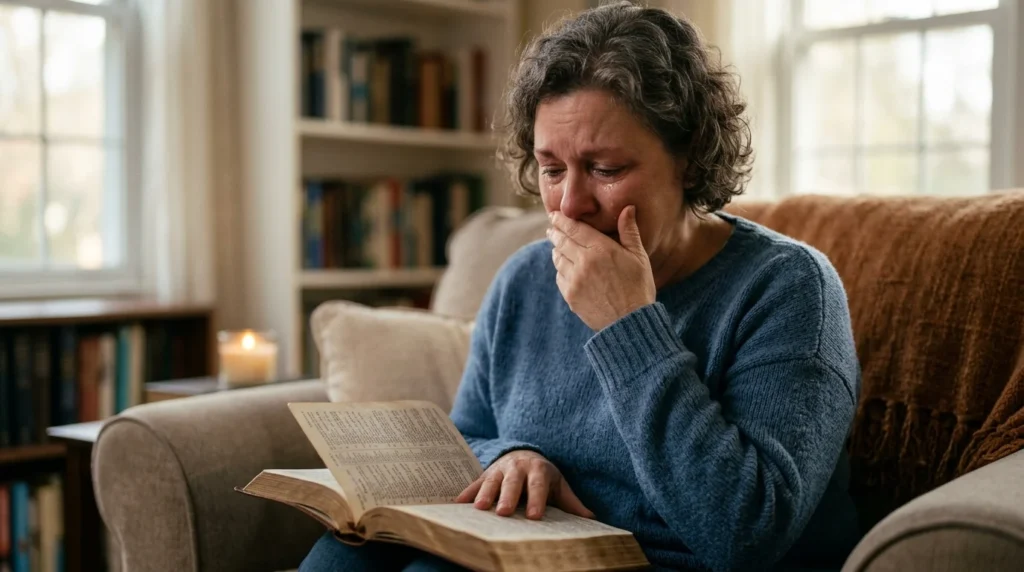 what does the bible say about crying